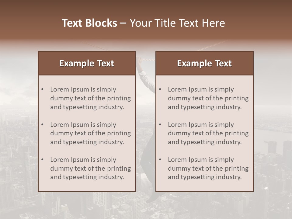 Professional Challenge Concentration PowerPoint Template