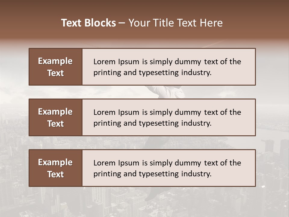 Professional Challenge Concentration PowerPoint Template