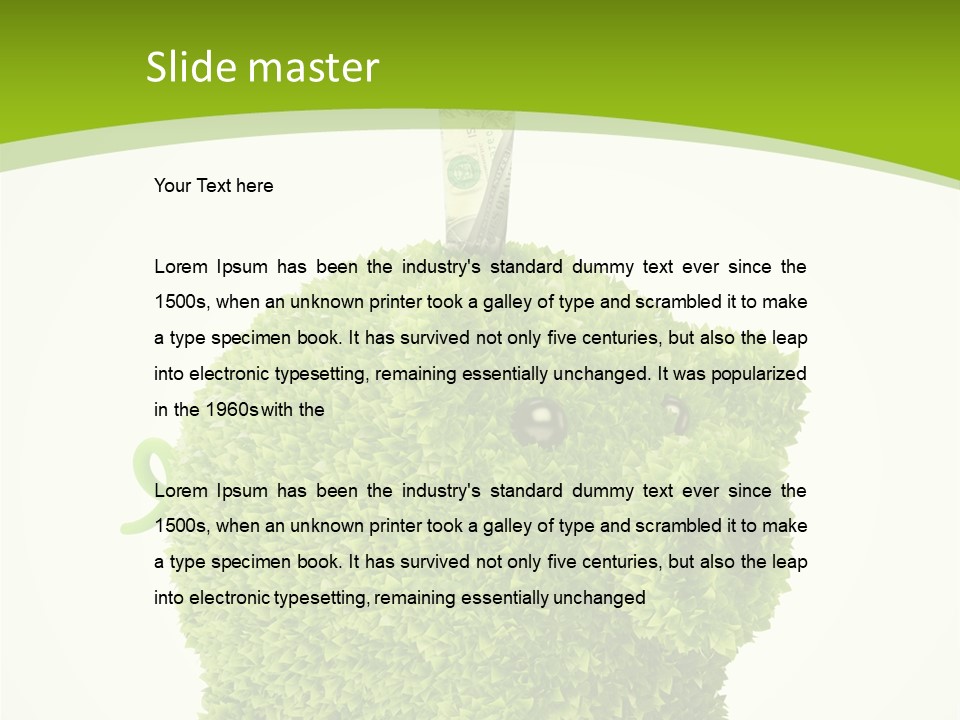 Consumption Innovation Energy PowerPoint Template