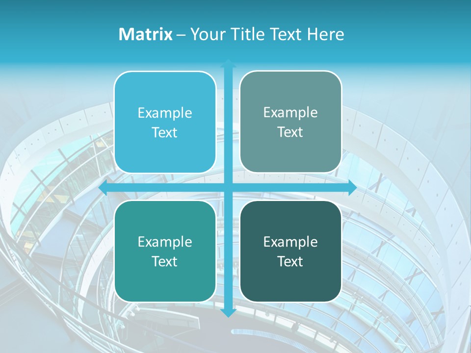 Perspective Design Circle PowerPoint Template