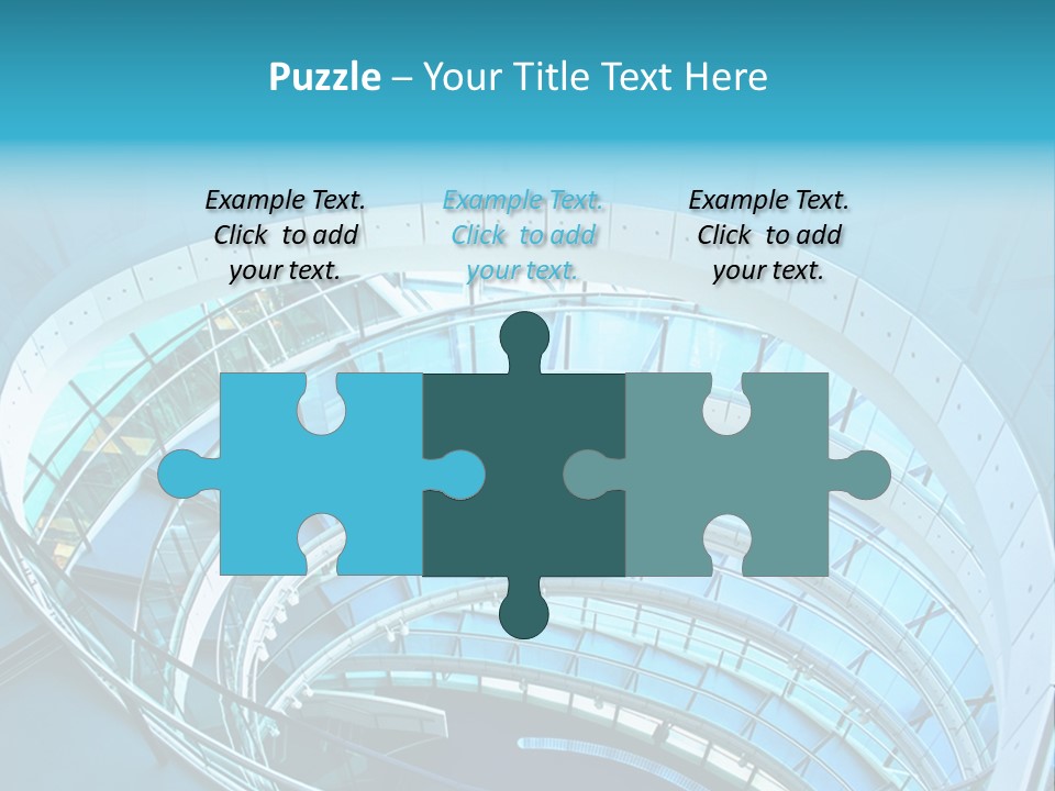 Perspective Design Circle PowerPoint Template