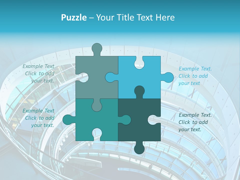 Perspective Design Circle PowerPoint Template