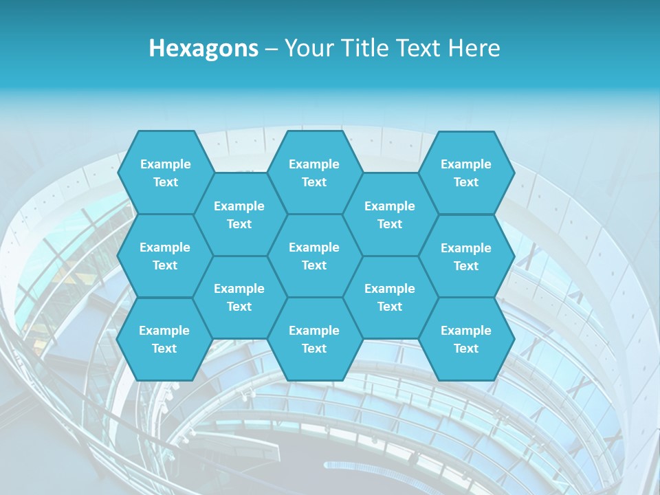 Perspective Design Circle PowerPoint Template