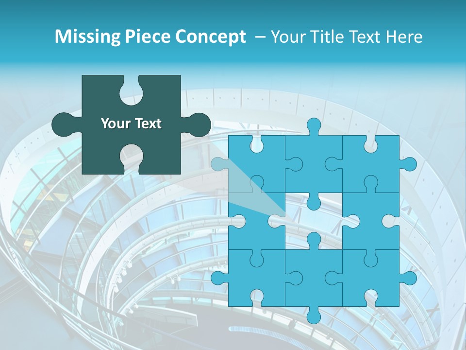 Perspective Design Circle PowerPoint Template