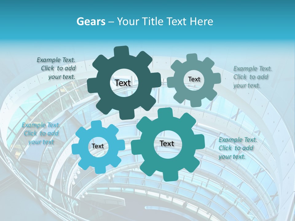 Perspective Design Circle PowerPoint Template