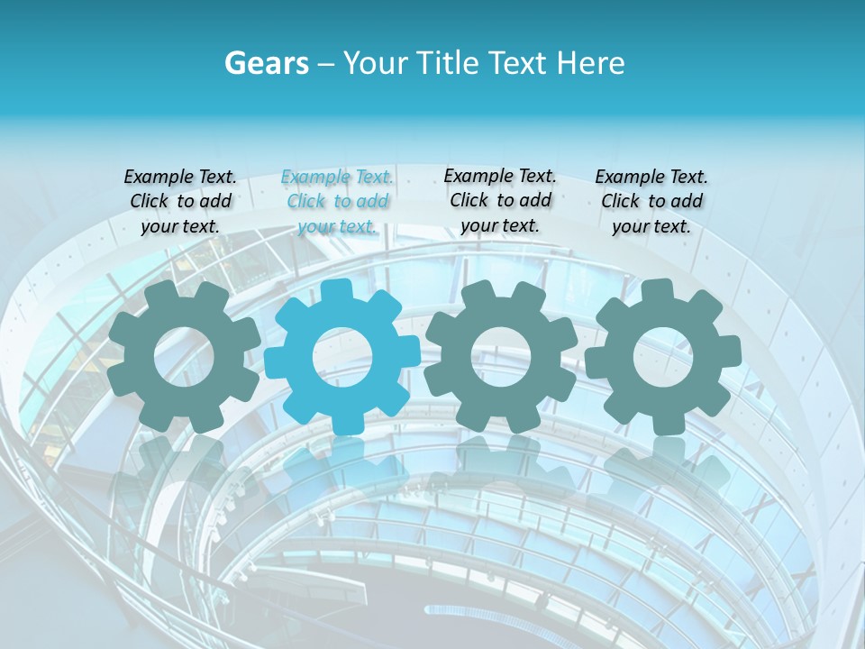 Perspective Design Circle PowerPoint Template