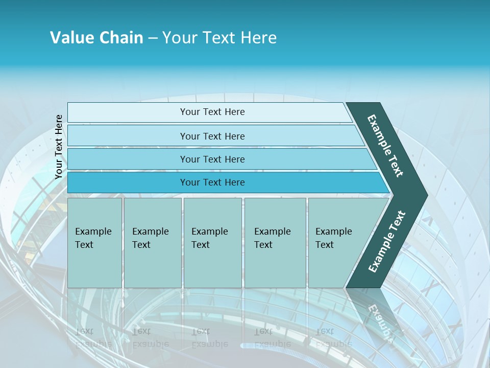 Perspective Design Circle PowerPoint Template