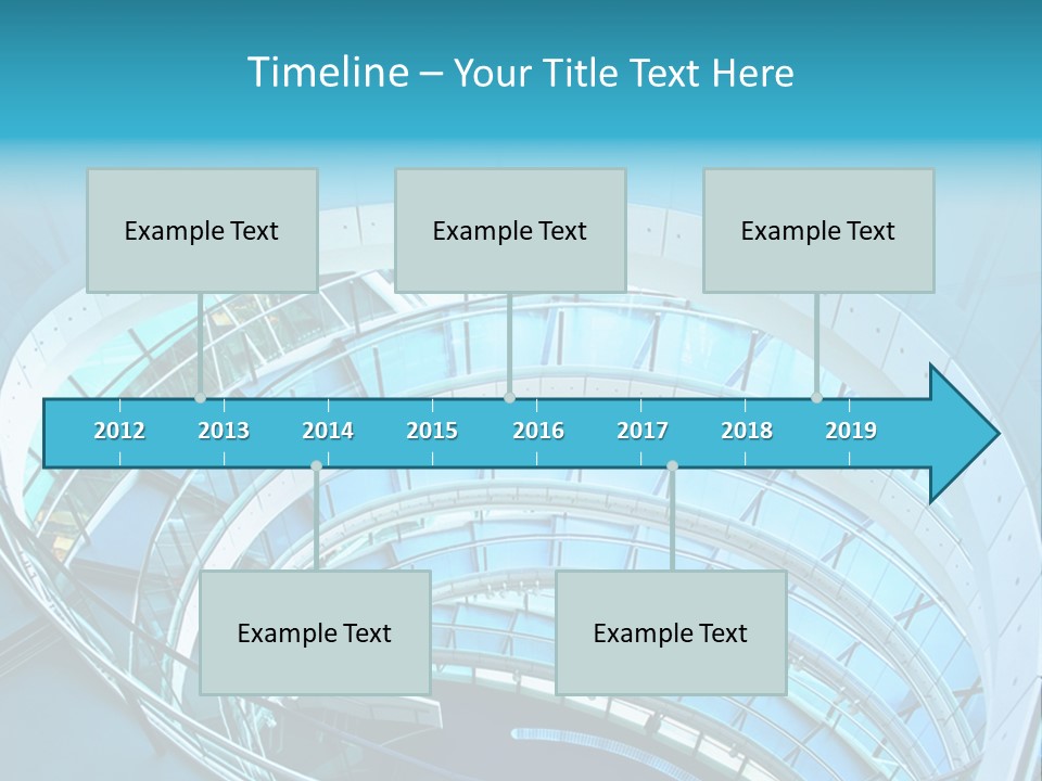 Perspective Design Circle PowerPoint Template