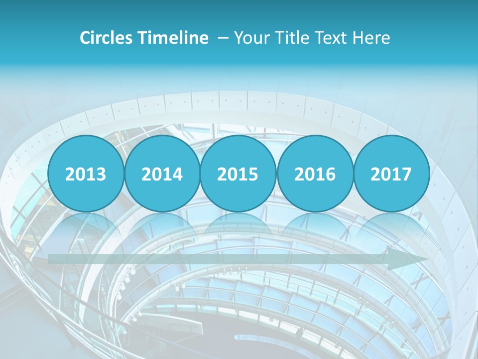 Perspective Design Circle PowerPoint Template