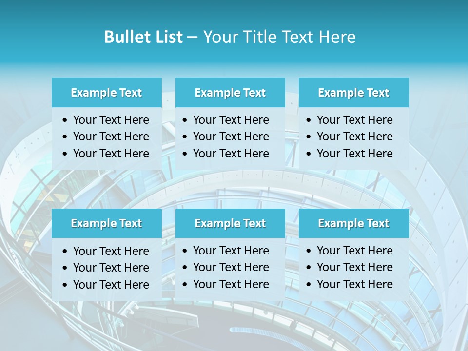 Perspective Design Circle PowerPoint Template