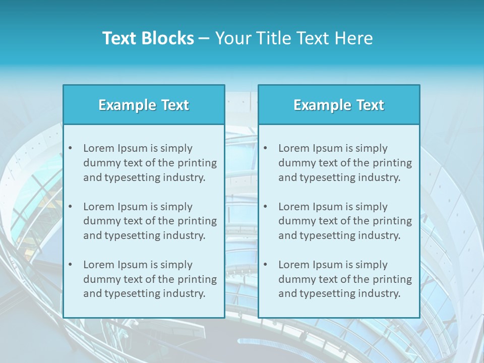 Perspective Design Circle PowerPoint Template