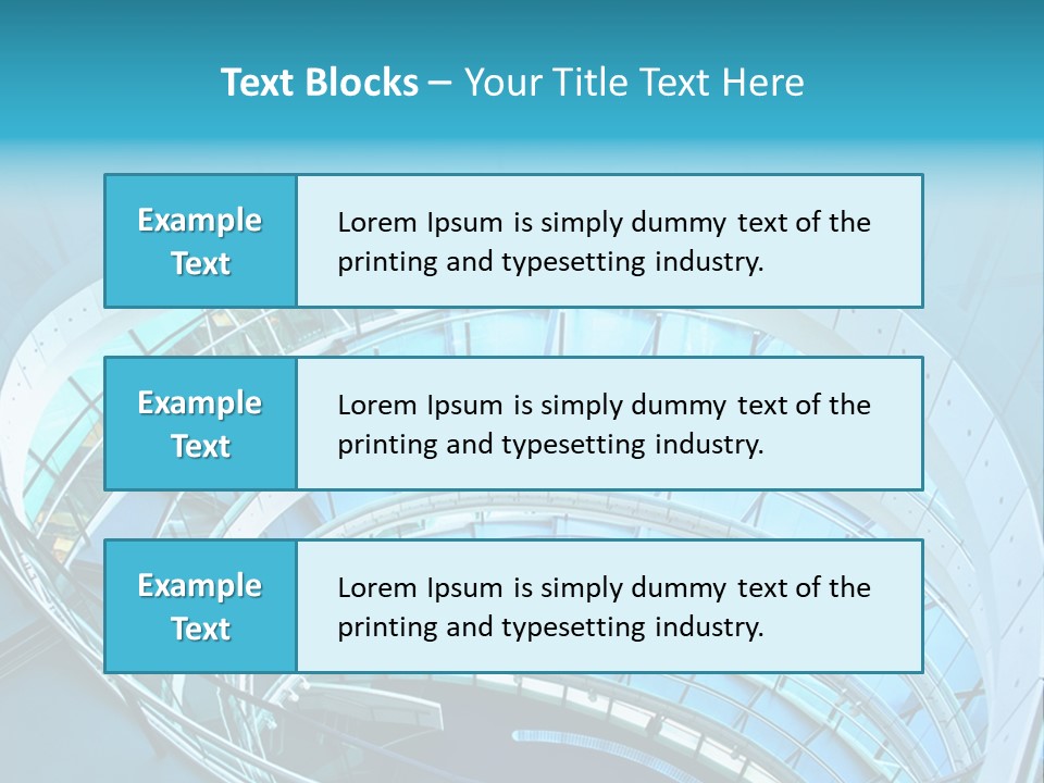 Perspective Design Circle PowerPoint Template