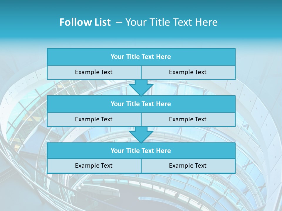 Perspective Design Circle PowerPoint Template