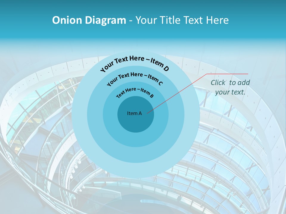 Perspective Design Circle PowerPoint Template