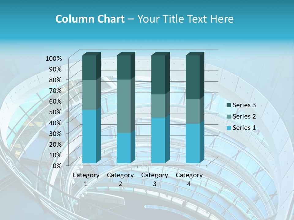 Perspective Design Circle PowerPoint Template