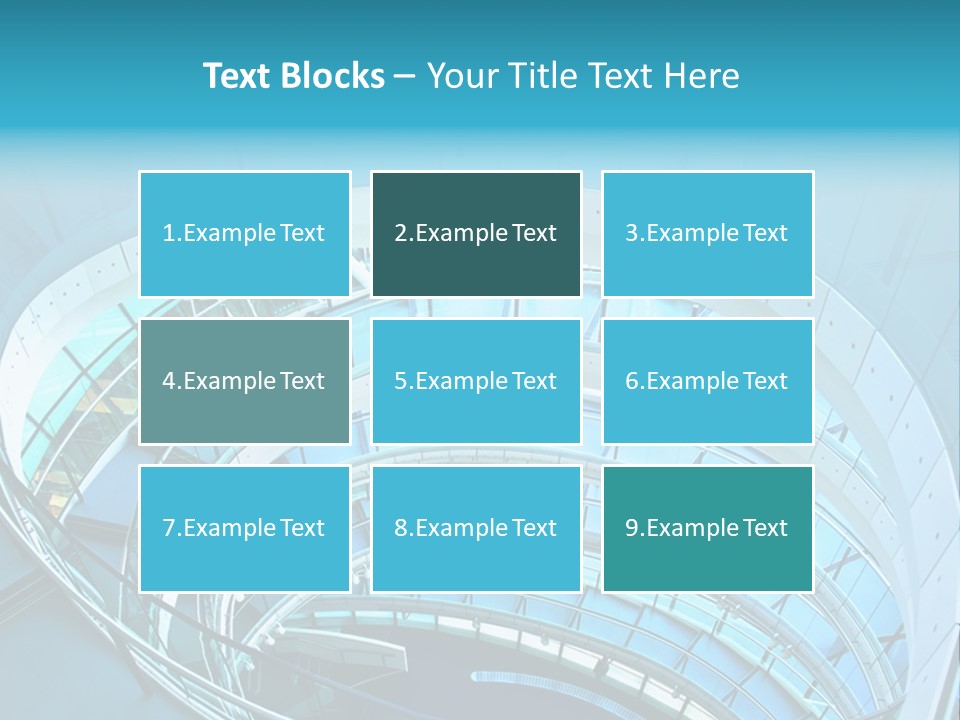 Perspective Design Circle PowerPoint Template