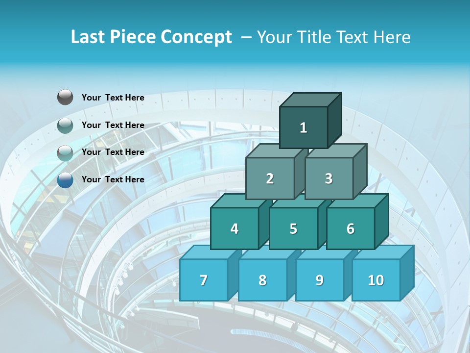 Perspective Design Circle PowerPoint Template