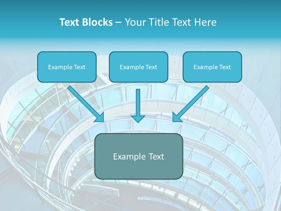 Perspective Design Circle PowerPoint Template