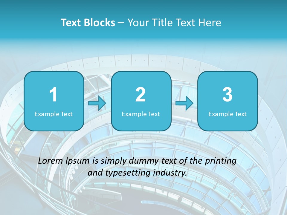 Perspective Design Circle PowerPoint Template