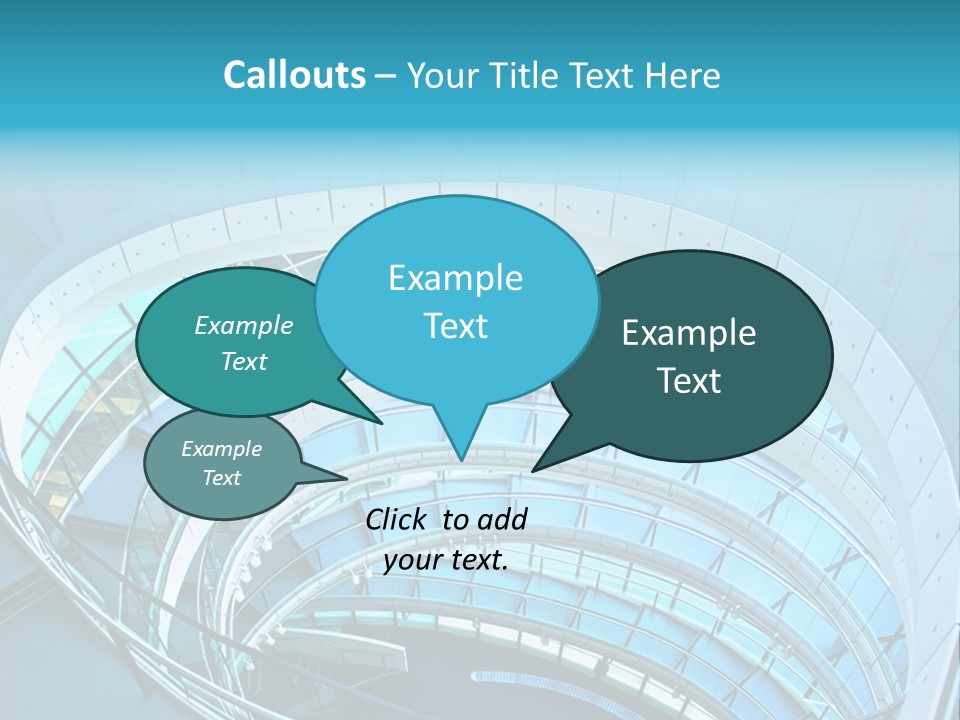 Perspective Design Circle PowerPoint Template