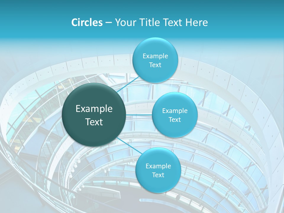 Perspective Design Circle PowerPoint Template