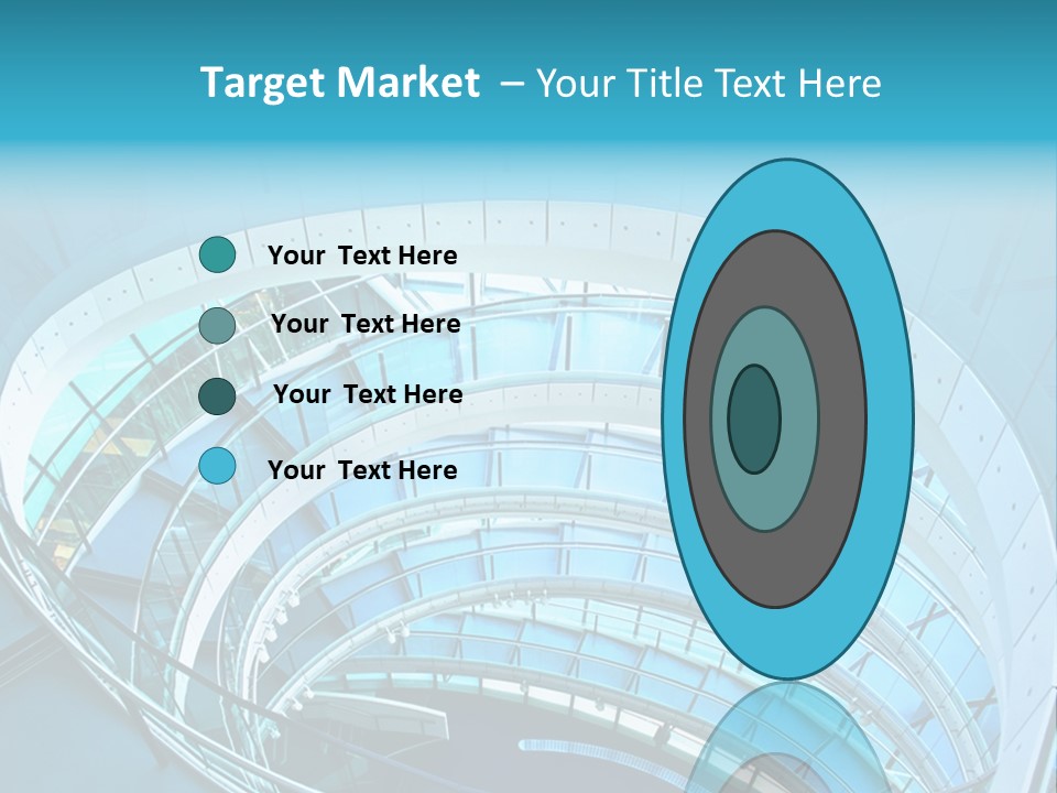 Perspective Design Circle PowerPoint Template