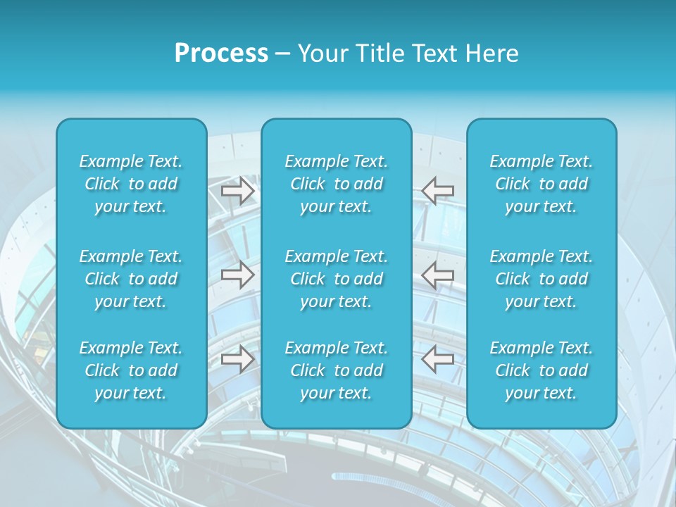 Perspective Design Circle PowerPoint Template