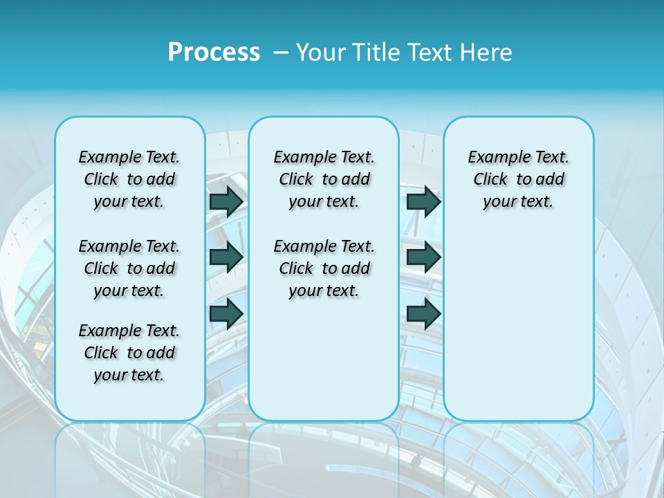 Perspective Design Circle PowerPoint Template