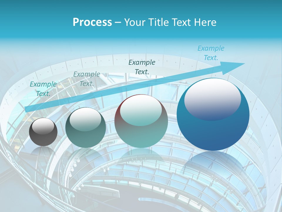 Perspective Design Circle PowerPoint Template