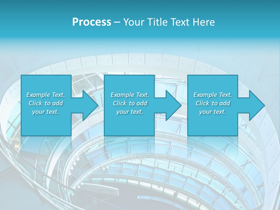 Perspective Design Circle PowerPoint Template