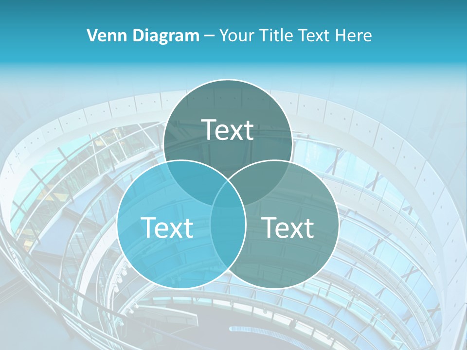 Perspective Design Circle PowerPoint Template