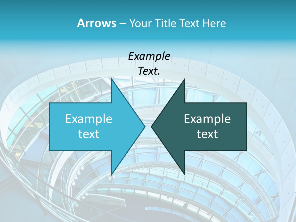 Perspective Design Circle PowerPoint Template