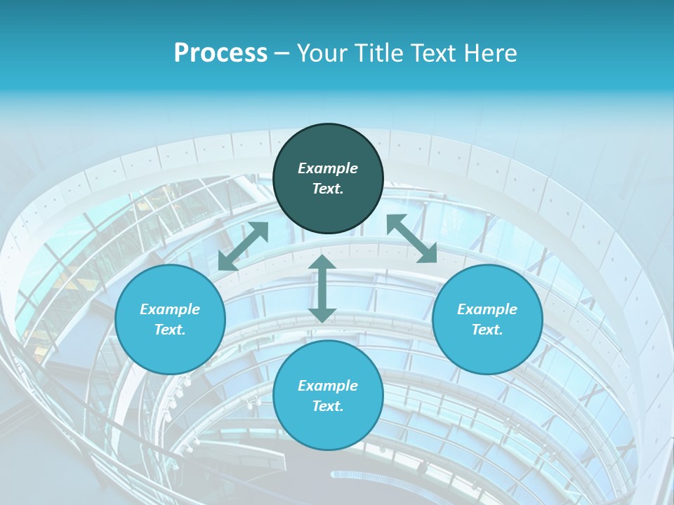 Perspective Design Circle PowerPoint Template