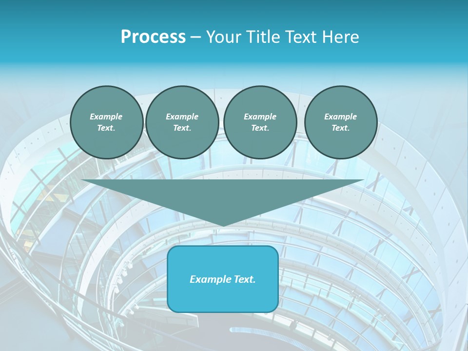 Perspective Design Circle PowerPoint Template