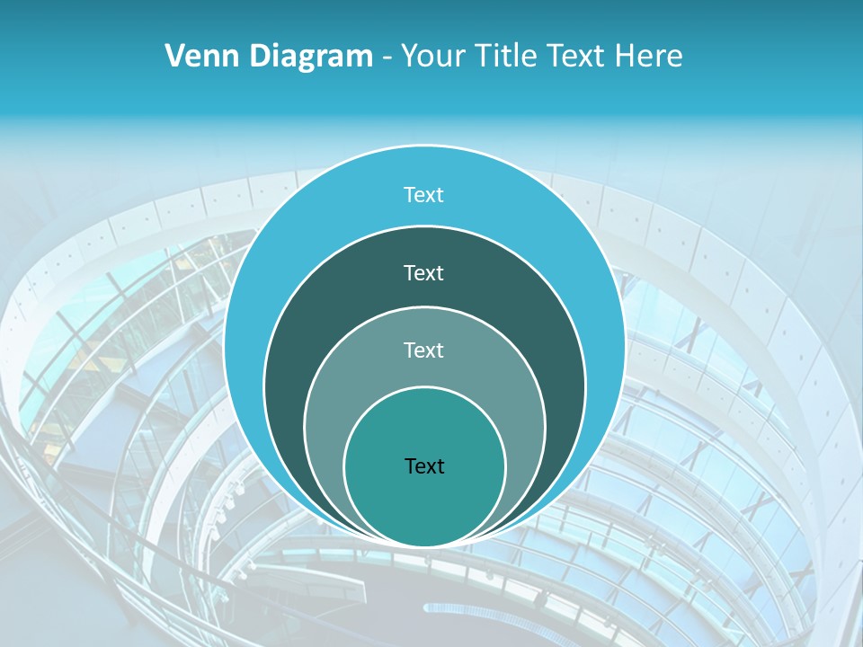 Perspective Design Circle PowerPoint Template