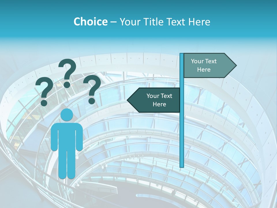 Perspective Design Circle PowerPoint Template