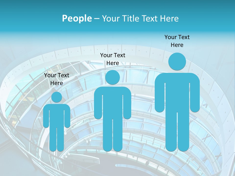 Perspective Design Circle PowerPoint Template