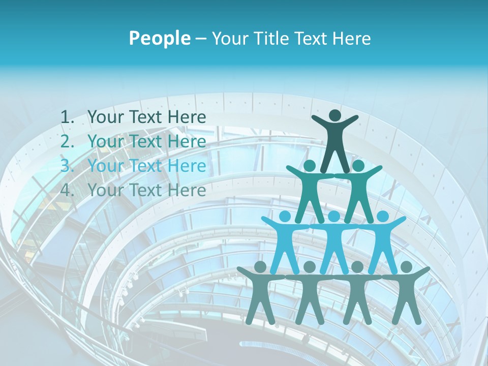 Perspective Design Circle PowerPoint Template