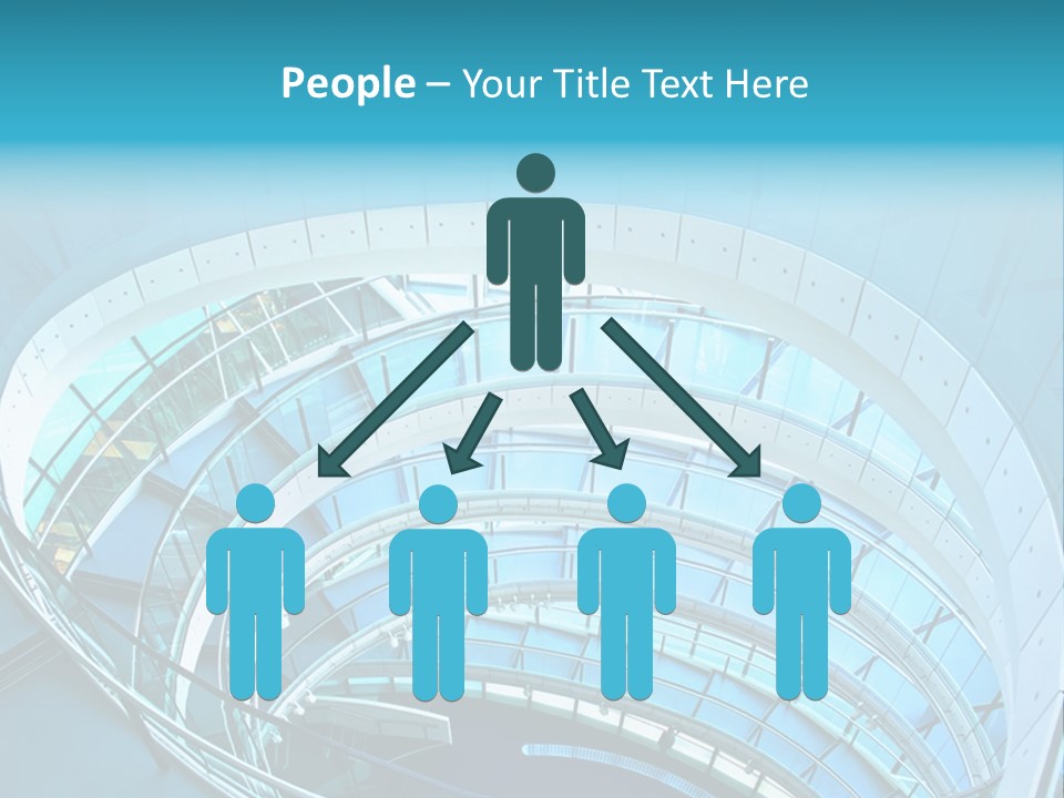 Perspective Design Circle PowerPoint Template