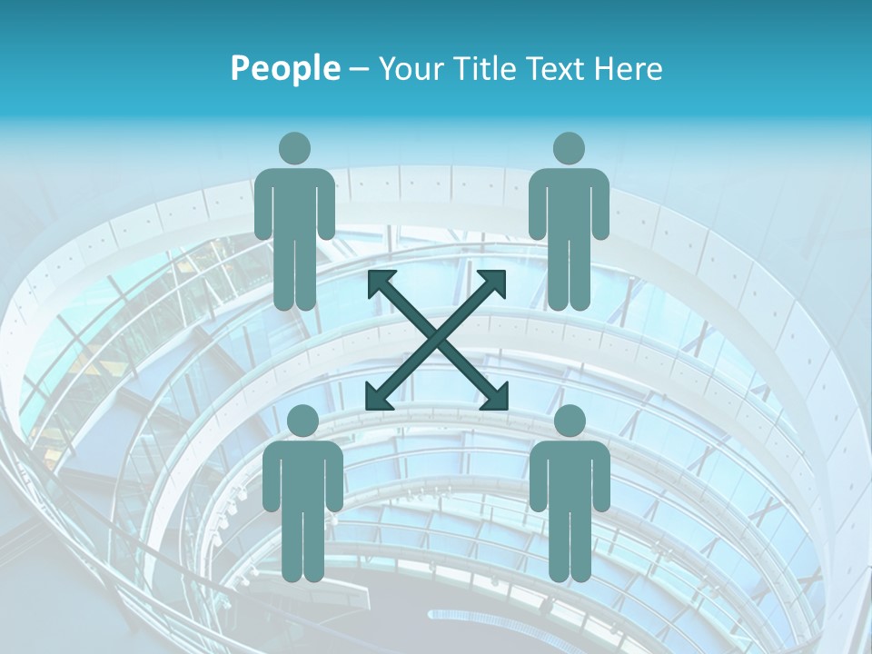 Perspective Design Circle PowerPoint Template