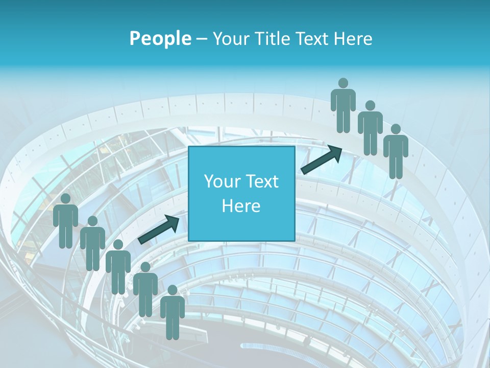 Perspective Design Circle PowerPoint Template