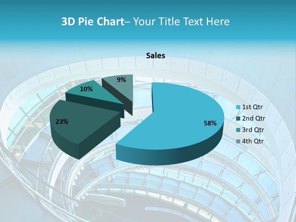 Perspective Design Circle PowerPoint Template