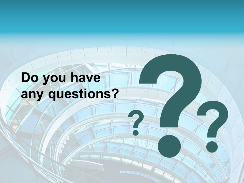 Perspective Design Circle PowerPoint Template