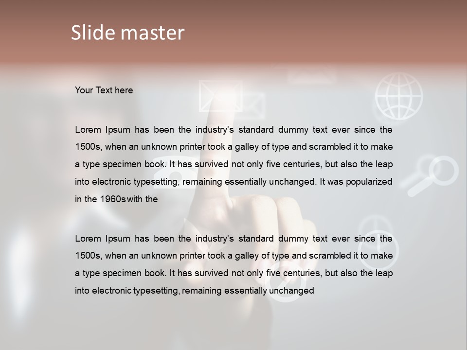 Data Connection Digit PowerPoint Template