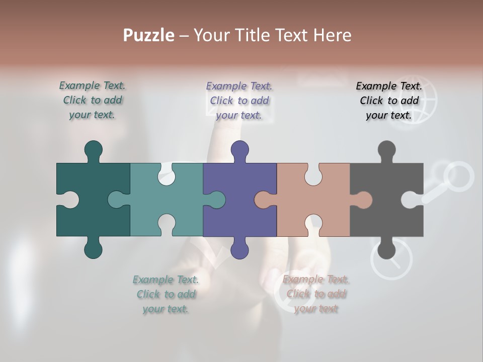 Data Connection Digit PowerPoint Template