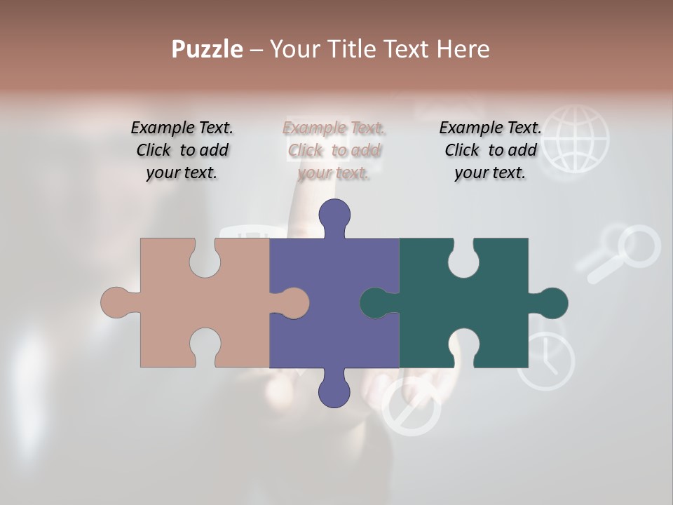 Data Connection Digit PowerPoint Template