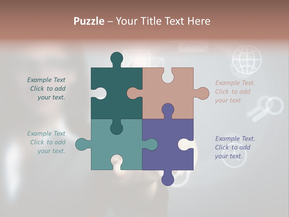 Data Connection Digit PowerPoint Template