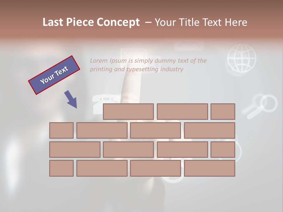 Data Connection Digit PowerPoint Template