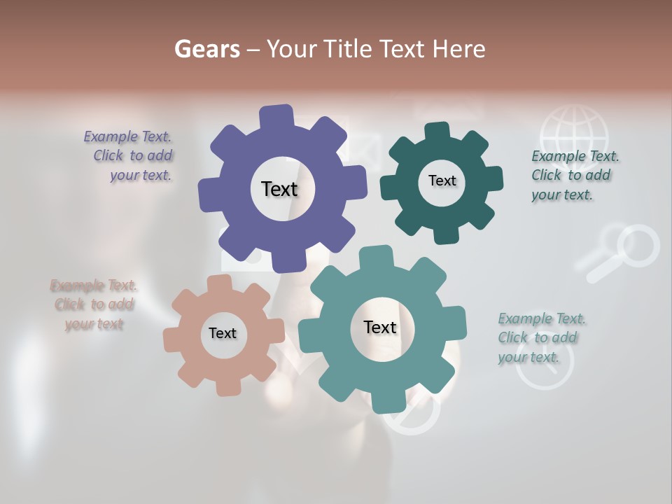Data Connection Digit PowerPoint Template