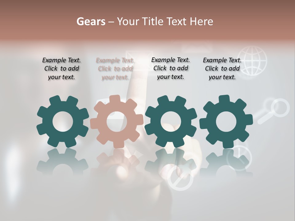 Data Connection Digit PowerPoint Template